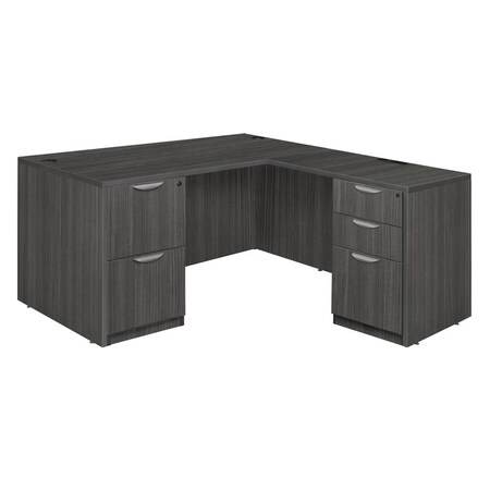 Regency Legacy L-Desks, 101 D X 29 H, 66 W X Wood, Ash Grey LLDFP6630AG